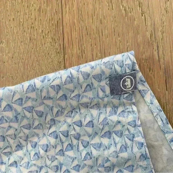 Peter Millar Short Sleeve Button Up Shirt Blue Xl - Picture 5 of 8